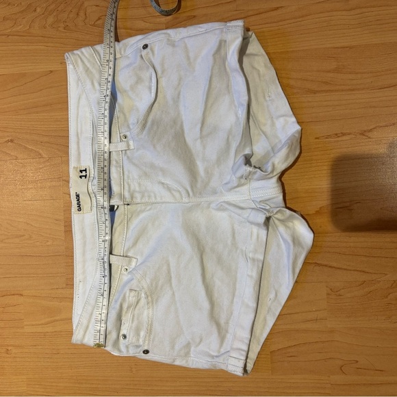 y2k Garage White Women's Denim Shorts - Picture 3 of 5